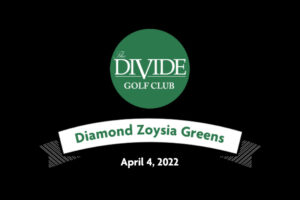 Diamond Zoysia Greens Update